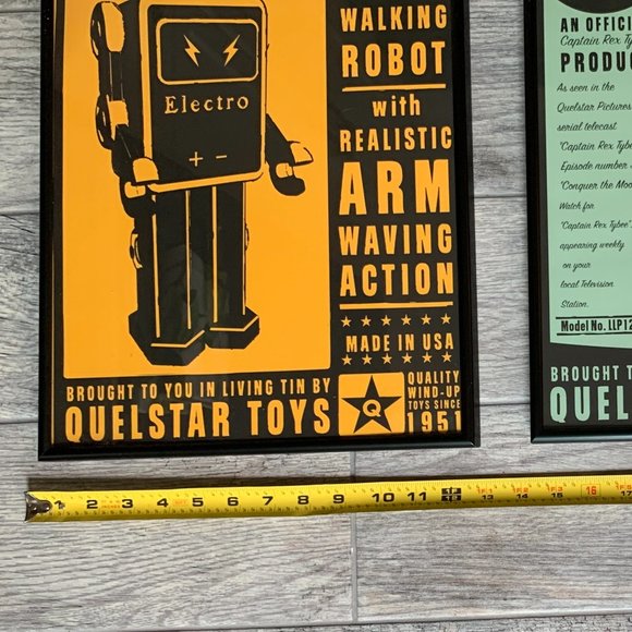 3 John W. Golden's Space Age Posters: Rocket, Robot, & Flying Saucer- SHIPS FREE - Picture 6 of 16